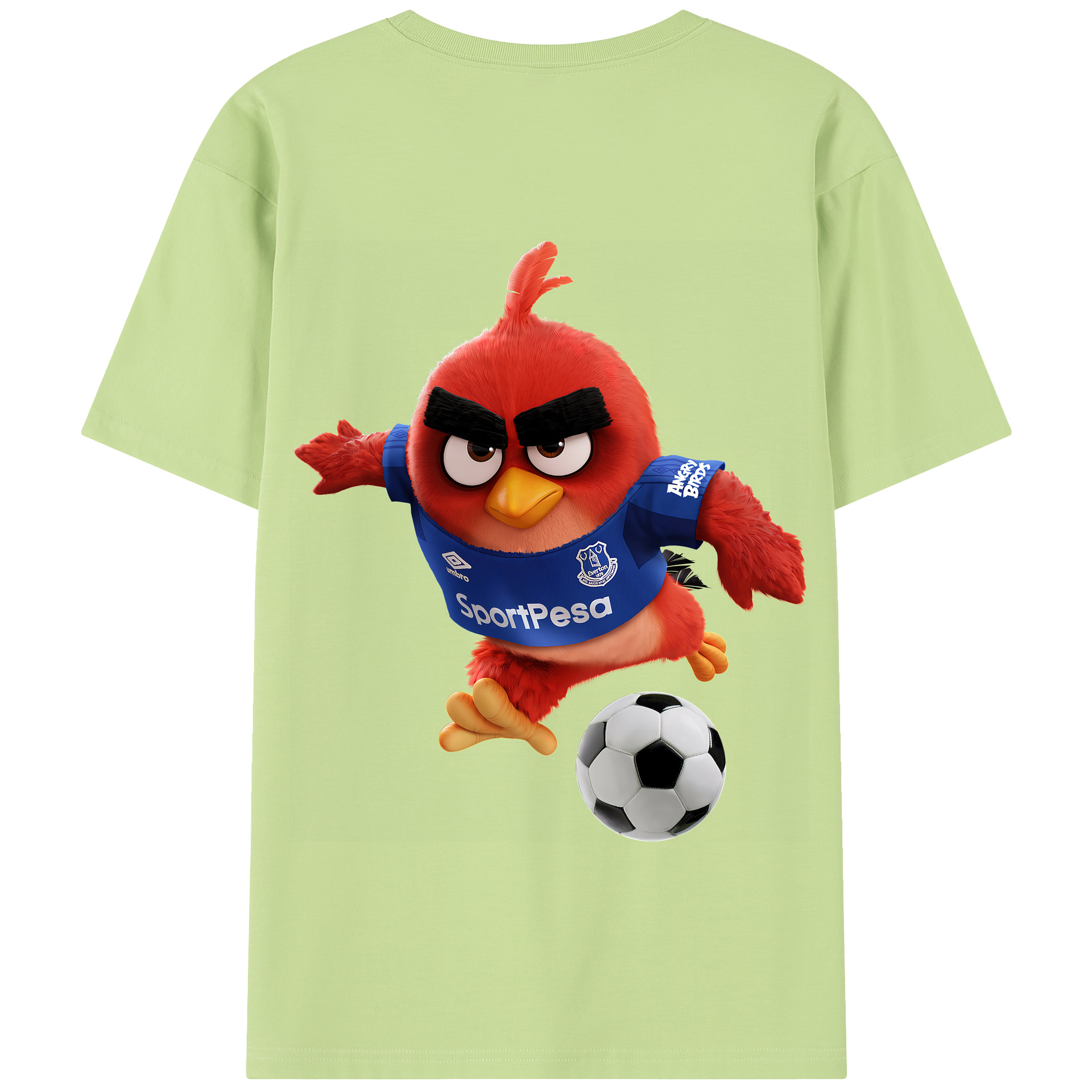 （画像用） Angry Birds アングリーバード 綿100％半袖Tシャツ（背面プリント）